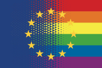 Pride Europa Flagge